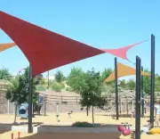 Ifenceview Red Rectangle 16'x24' UV Sun Shade Sail Pool Canopy Awning Outdoor