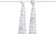 Babyhood Amani Bebe Organic Jersey Cotton Wrap, Vintage Floral