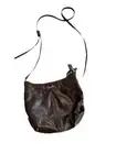 Coach Ashley Brown Shiny Patent Crossbody Bag NWT Cream Interior Satin 21.5”drop
