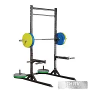 THRV Squat Rack Commercial Grade Multi-Functional Power Rack Bench Press Gym