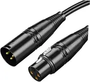 OFFIGAM XLR Cable Male to Female Microphone Cord High Fidelity Wire Conductor for Speaker Systems and Mic Use Shielded Design for Interference Performance Concerts and Events