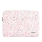Waterproof 14 Laptop Liner Bag In Light Pink Pu Leather Laptop Cases & Bags