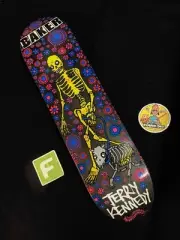 SUPER RARE TK Terry Kennedy Skeleton Day Of The Dead Baker Skateboard Deck