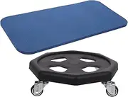 Generic Abdominal Disc Fitness Equipment Portable Sliding Discs with Knee Pad for Full Body Workouts Non Slip Surface for Home Exercise and Compact Storage Random Color