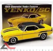 ACME A1805729 1:18 1969 CHEVROLET YENKO CAMARO (DAYTONA YELLOW)