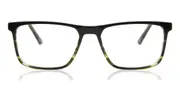 Square Full Rim Plastic Men's Glasses Black, Size 55 - Lenses Included - Private Health Rebate - Blue Light Block Available - Arise Collective