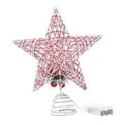 Glowing Tree Top Star Xmas Tree Finials Lighted Tree Topper Xmas Tree Ornamen...