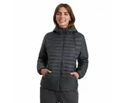 Kathmandu Heli R Women's Hooded Down Puffer Jacket - Black Stingray