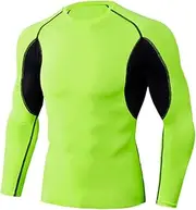 [Abigprofit] Men Compression T-Shirt+Pants Suit Motorbike Shirt Sports Leggings Long Sleeve Tracksuit 7-Tops XXL