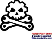 Vinyl Decal Sticker - Milspec Monkey Death Mechanic Car Truck Bumper JDM Fun 9"
