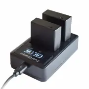 2X DMW-BLG10 Battery +Charger for Panasonic Lumix DMC-GF3 GF5 GF6 GX7 GX80 GX85