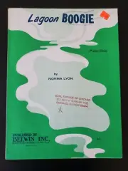 Lagoon Boogie Piano Solo Sheet Music 1965 Publication