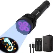 LUMENSHOOTER S5 UV Flashlight Super Bright Black Light Flashlight with 5 LEDs...
