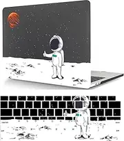 Laptop Hard Shell Case Compatible with New MacBook Pro 16 inch with Liquid Retina XDR Display & Touch ID 2021 Release Model A2485 M1, Hard Shell Case Cover & Keyboard Cover, Astronaut