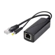 POE Splitter for Switching Port CCTV Camera 15.4W 100mbps RJ45 to DC5.5x2.1mm