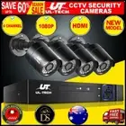 Security Camera CCTV Home System with 1080P HDMI DVR 4 Channel Surveillance New