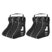 2pcs Boots Storage Bag, Dust Proof Shoe Bags Short Boots Protector Bag, Black