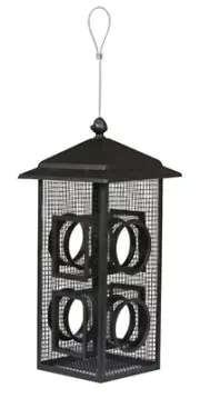 Perky-Pet Wild Bird 2 lb Metal Mesh Fly-Thru Bird Feeder 8 ports