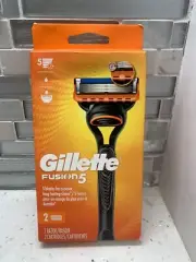 Gillette Fusion 5 Men's Razor 1 Handle + 1 Blade Refills BRAND NEW