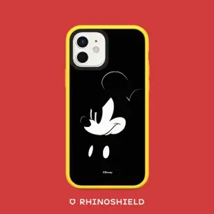 【RHINOSHIELD 犀牛盾】iPhone X/Xs/XR/Xs Max系列 Mod NX邊框背蓋手機殼/米奇系列-米奇黑設計(迪士尼)
