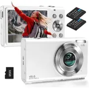 Digital Camera Autofocus UHD 4K Vlogging Camera with 32GB Card, 48MP 16X Digital