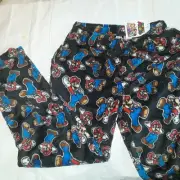 SUPER MARIO BROS 3 Nintendo video Game New MENS Pajama LOUNGE Pants Medium