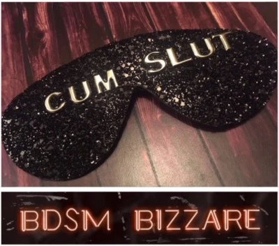 Custom blindfold Bondage kit restraint Sexy Fetish Gimp Mask Hotwife BDSM Slut *
