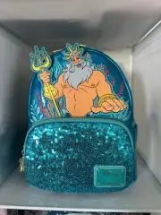 Loungefly Disney King Triton mini backpack LE 324