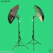 600w Halogen Continuous Light kit w/ 32" Umbrella for Photo Lighting Studio