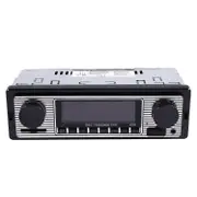 Bluetooth Vintage Car Radio Mp3 Player Stereo Usb Aux Classic Car Stereo Audio Black