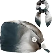 [YTYVAGT] Scrub Caps Women,Scrub Hats Suitable for Women,Cute Samoyed Dog