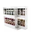 Spice Rack Slide Pantry Cabinet Organiser Storage Kitchen Shelf Jars Can Holder