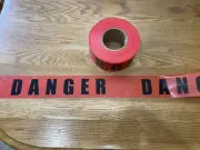 Danger Tape Orange 3x1000 - Construction Site - Condemned Buildings - Halloween