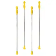 4 Pcs Stainless Steel Spray Boom Rod Garden Sprayer Wand Extension Extended