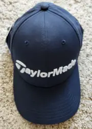 NWT TaylornMade Golf Cap. One size fits all. Navy Blue. Never worn.