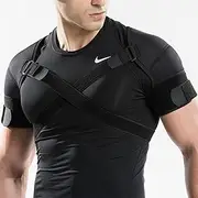 Shoulder Support Brace，Shoulder Support Brace for Both Shoulders, Shoulder Brace Adjustable Men Women, Shoulder Support Double Bandage Crossover Straps for Pain Relief & Injury Preventio