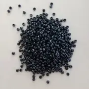 400pcs tiny 3mm Black Metallic Glass Seed Beads 8/0 AUS Free Post s606