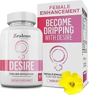 Desire - Libido Enhancer for Women | Female Natural Intimacy Supplement Capsules for Drive, Performance, Strength, Stamina, Energy, and Improved Sleep | L Arginine, Ashwagandha, Bio-Pennetta - 60 Caps