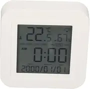 Smart WiFi Temperature Humidity Sensor 2.4GHz Wireless Remote Monitoring and Notification Alerts Phone Remote for Nursery Bedroom Greenhouse Office