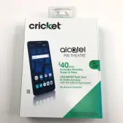 Alcatel Pixi Theatre Black Cricket Slim Smartphone Unopened