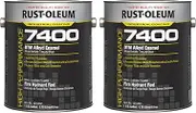Rust-Oleum High Performance 7400 System DTM 450 VOC Alkyd Enamel Paint, Fire Hydrant Red, 3.78 Litre (Pack of 2)