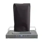 Sleek Black Design For Kegerator Cover That Fits Various Models Effortlessly