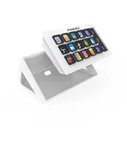 StreamDeck Mini Visual Keyboard 15Keys Stream Deck LCD Button Live Content Creation Controller Custom Button For Win/MacOS Gifts White