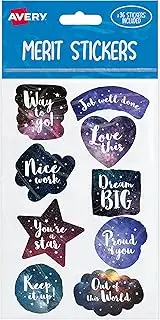 Avery Cosmos Merit Stickers (Pack of 36)