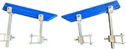 Roxom Boat Trailer Glider Kit 500mm Telwater 75mm - Self Centering V Kit Blue