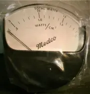 Vintage Medco Total Watts Panel Meter...New Old Stock! Steampunk