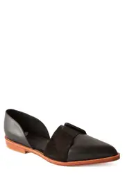 Fortress Paloma D'Orsay Flat in Black at Nordstrom, Size 41M Eu