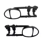 K Source 3990 Dual Lens Towing Mirror With Ratchet Mount System, Pair
