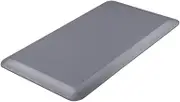 JISADER Kitchen Mat Home Decor Kitchen Rug Floor Mat for Indoor Sink Standing Desk Garage, Gray M