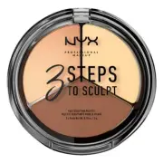 3 Steps to Sculpt, Face Sculpting Contour Palette - Light